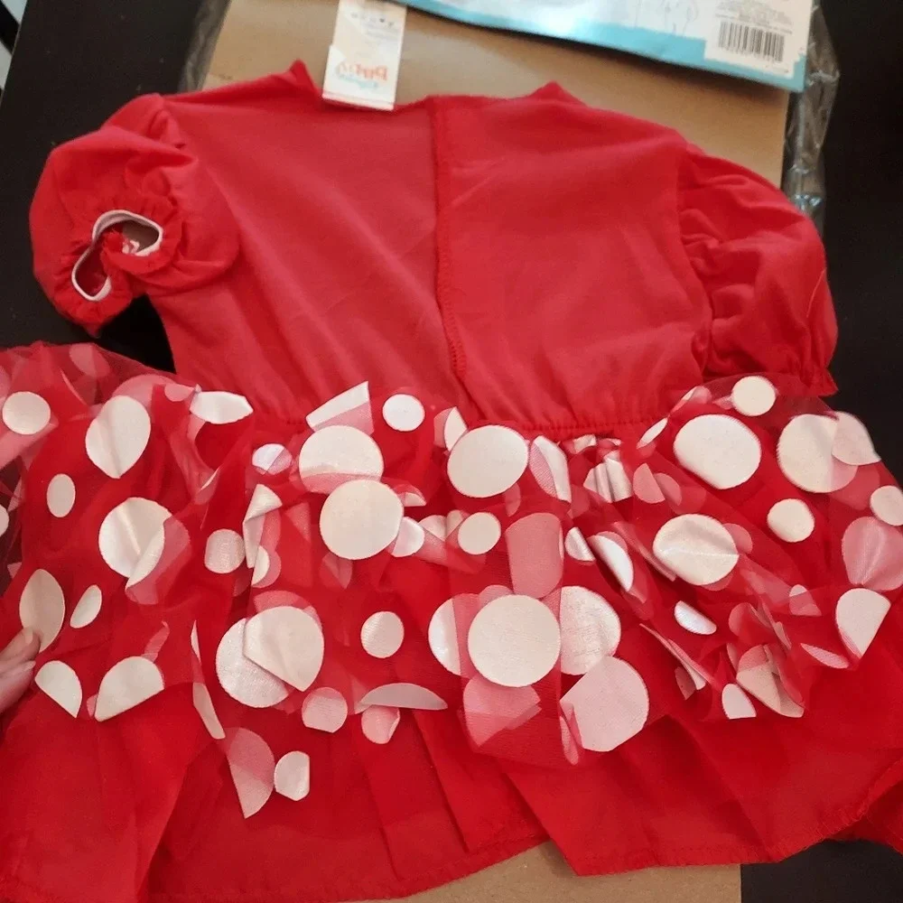 Disney Baby Minnie Mouse Outfit Halloween Costume in Size 12-18 Months COMPLETE